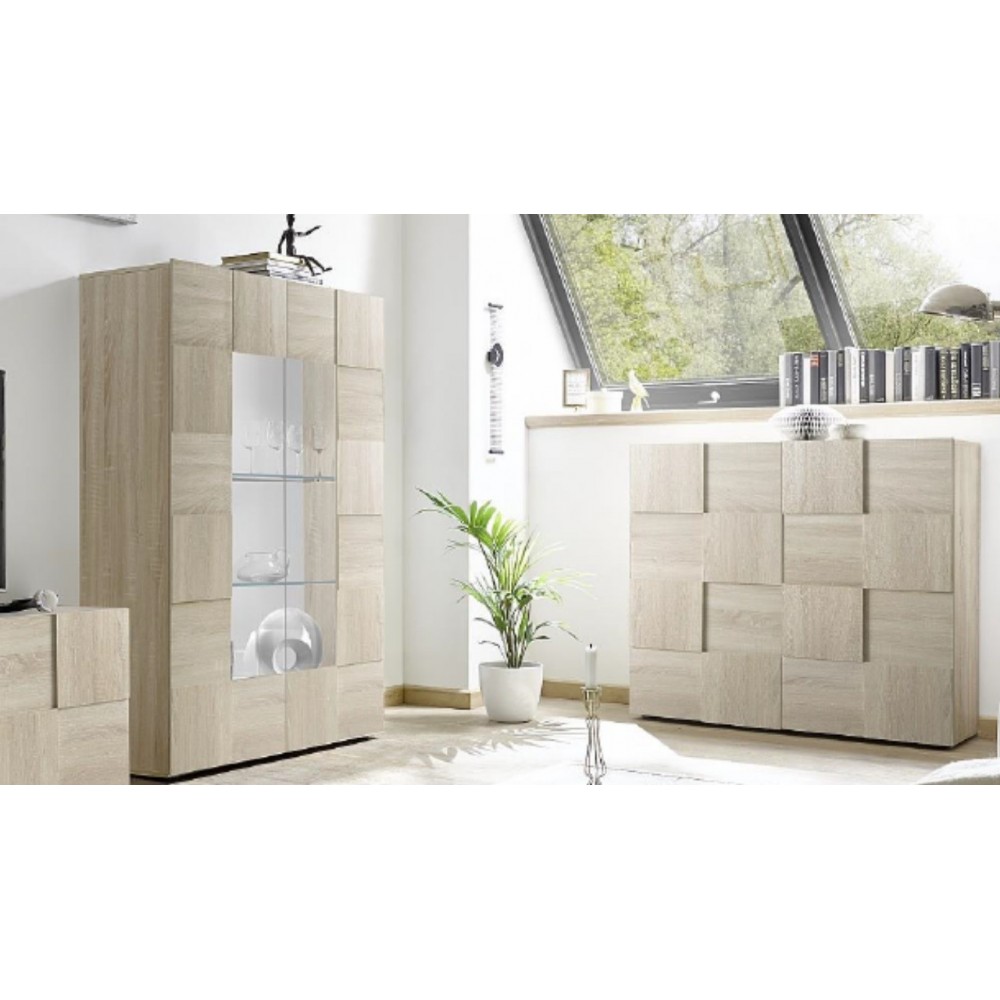 Vetrina 2 ante rovere Artica