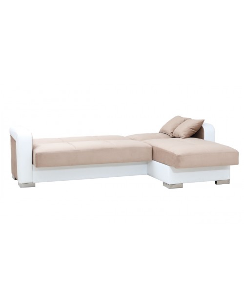 Divano letto con doppio contenitore Lincoln